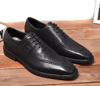 chaussures hermes new summer business affairs leather chaussures black